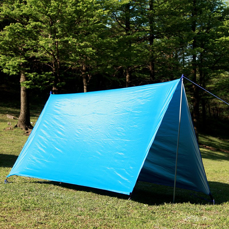 Cheap Goat Tents 1Sets Outdoor Cloth Sunshade Tent Equipments Waterproof Sun Protection Beach Awning Canopy Moisture proof Mat Tents 